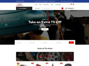 AutoParts Online Store WordPress Theme