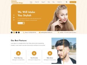 Beauty Cosmetic Shop WordPress Theme