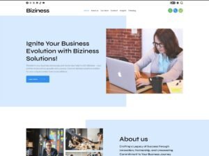 Biziness WordPress Theme