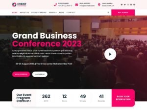 Bosa Event Conference WordPress Theme