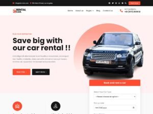 Bosa Rental Car WordPress Theme