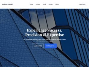 Business Growth X WordPress Theme