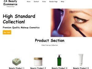 CA Beauty Ecommerce WordPress Theme