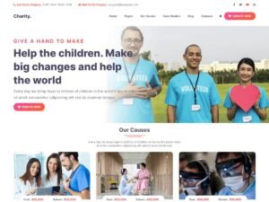 Charity Blocks WordPress Theme