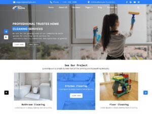 Cleaning Equipment WordPress Theme