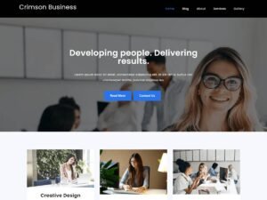 Crimson Business WordPress Theme