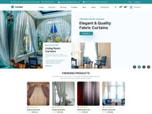 Curtains Fabric WordPress Theme