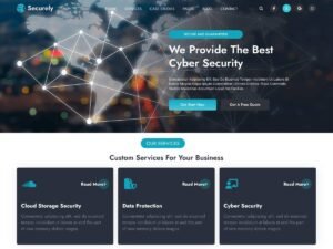 Cyber Security Blocks WordPress Theme