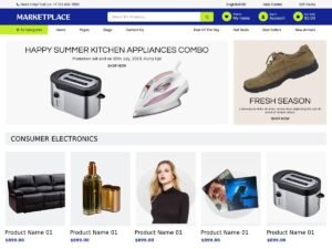 Ecommece Marketplace WordPress Theme