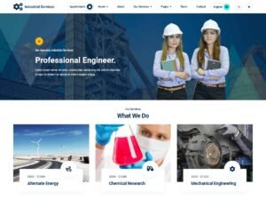 Elite Construction Industry WordPress Theme