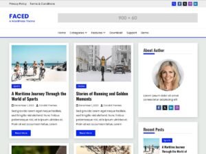 Faced WordPress Theme
