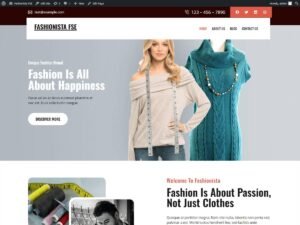 Fashionista FSE WordPress Theme