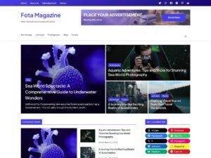 Fota Magazine WordPress Theme
