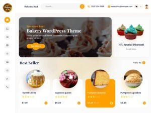 Fresh Bakery Cake WordPress Theme