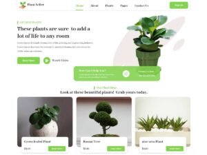 Garden Plant Shop WordPress Theme