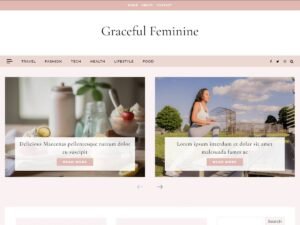 Graceful Feminine WordPress Theme