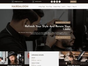Hairsaloon WordPress Theme