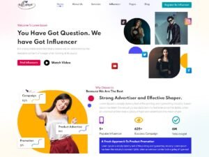 Influencer Agency WordPress Theme