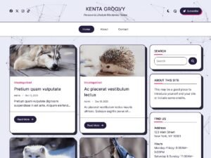 Kenta Groovy Blog WordPress Theme