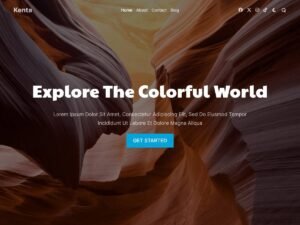 Kenta Travel Journal WordPress Theme