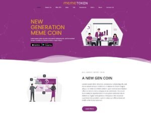 Meme Token WordPress Theme