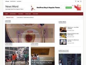 News Word WordPress Theme