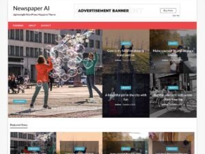 Newspaper AI WordPress Theme