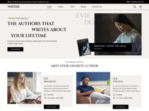 Novel Writer WordPress Theme
