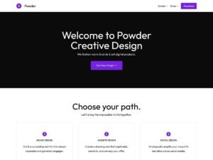 Powder Studio WordPress Theme