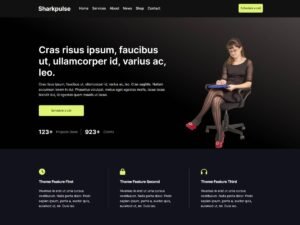 Sharkpulse WordPress Theme