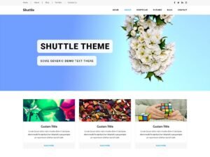 Shuttle Blogger WordPress Theme