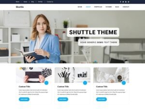 Shuttle Create WordPress Theme