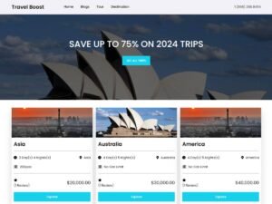 Travel Boost WordPress Theme