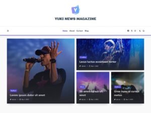 Yuki News Magazine WordPress Theme