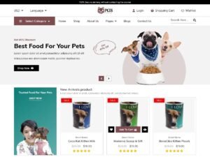 Animal Pet Store WordPress Theme