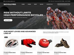 Bicycle Repair Shop WordPress Theme