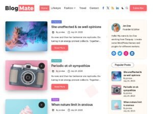 Blogmate WordPress Theme
