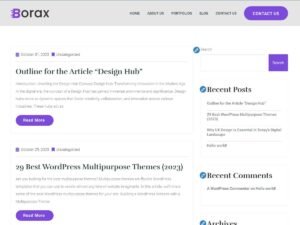 Borax WordPress Theme
