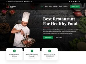 Bosa Restaurant Cafe WordPress Theme