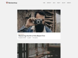 Bro Barbershop WordPress Theme