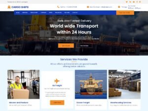Cargo Ships WordPress Theme