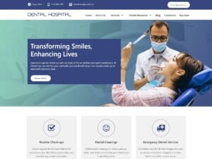 Dental Hospital WordPress Theme