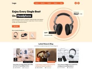 Ecommerce Landing Page WordPress Theme