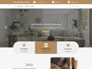 Goldy Furniture WordPress Theme