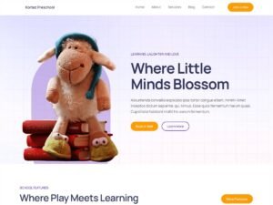 Kortez Preschool WordPress Theme