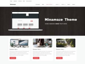 Minamaze eNews WordPress Theme