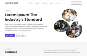 Modern Blocks WordPress Theme