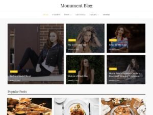 Monument Blog WordPress Theme