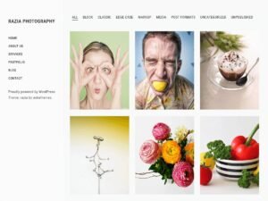 Razia Photography WordPress Theme