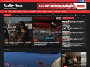 Reality News WordPress Theme
